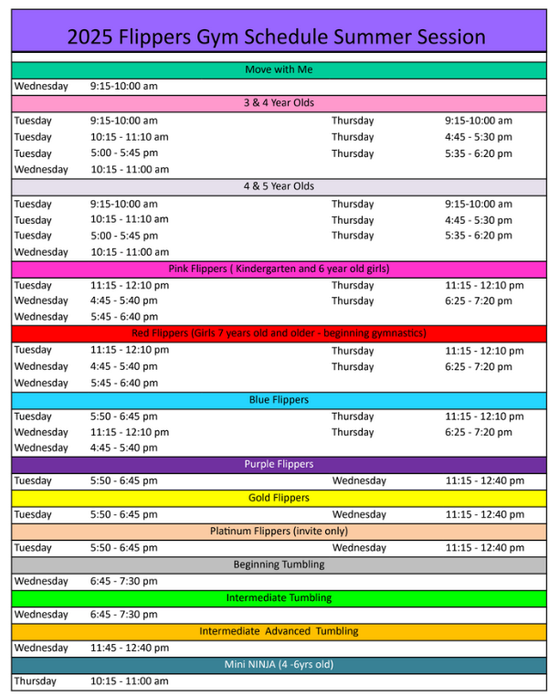 Screenshot 2025-05-12 121203 2024-2025 Session 4 Gym Schedule at Flippers Gym Program