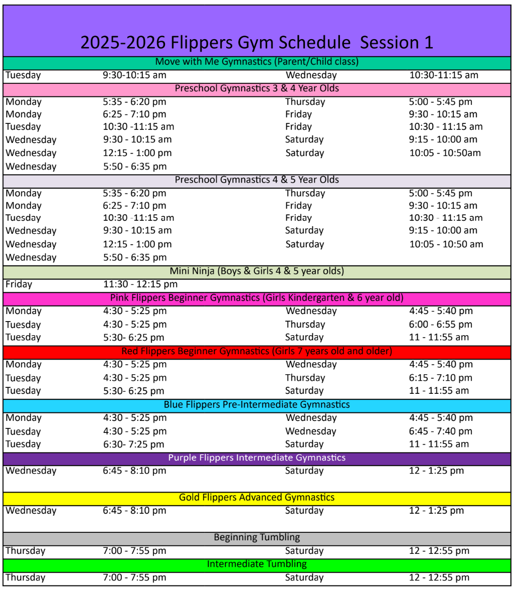 24fab238-8992-4303-a510-b32668efcd42 2024-2025 Session 4 Gym Schedule at Flippers Gym Program